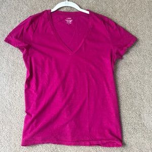 J Crew Featherweight Slub Cotton Tee size large